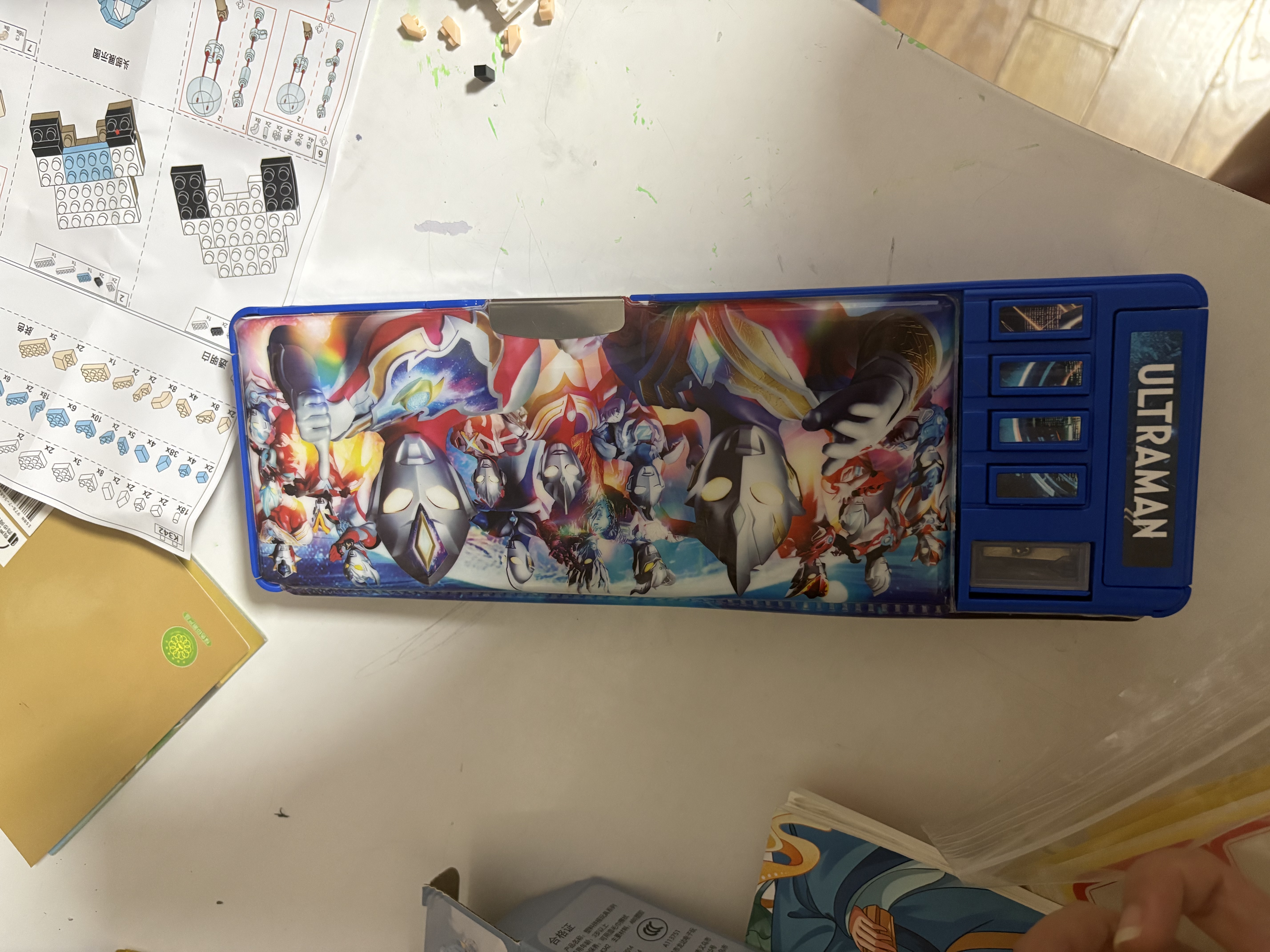 名遇奥特曼多功能文具盒幼儿园小学生男孩款铅笔盒儿童高科技机关密码磁吸笔袋一年级开学大礼包 实拍图