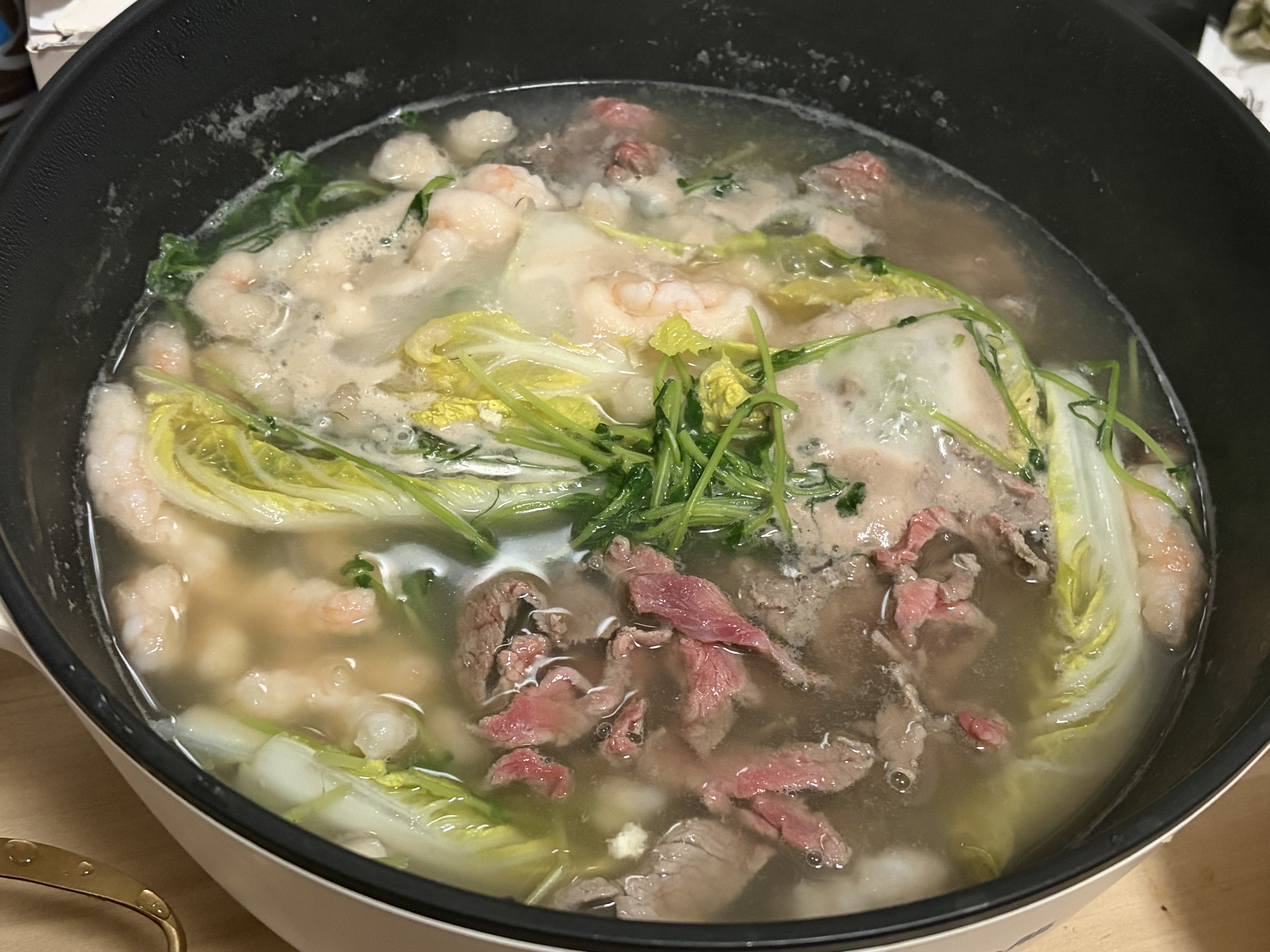 小熊（Bear）电炒锅 电火锅 电煮锅家用多功能蒸煮煎炒一体大功率炒菜锅电热锅4.5L DCG-B28D3配蒸笼 实拍图