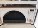 美的（Midea）【重磅新品】2026新款小滋味微烤炸炖一体机家用变频微波炉烤箱空气炸锅不锈钢内胆23L复古F23G4 实拍图