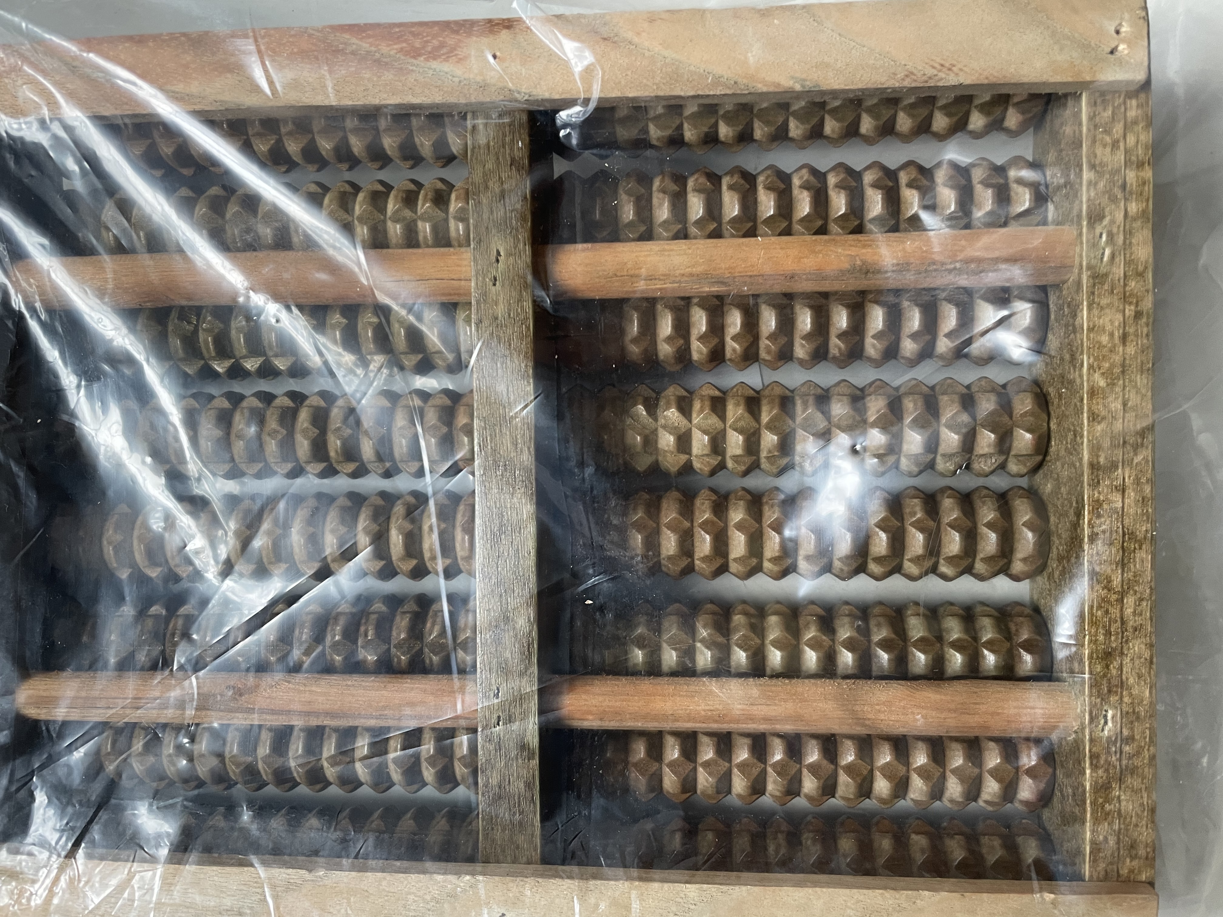 中稳堂脚底按摩器足底穴位搓按捏脚步经络家用捏脚神器木质滚轮按摩棒 实拍图