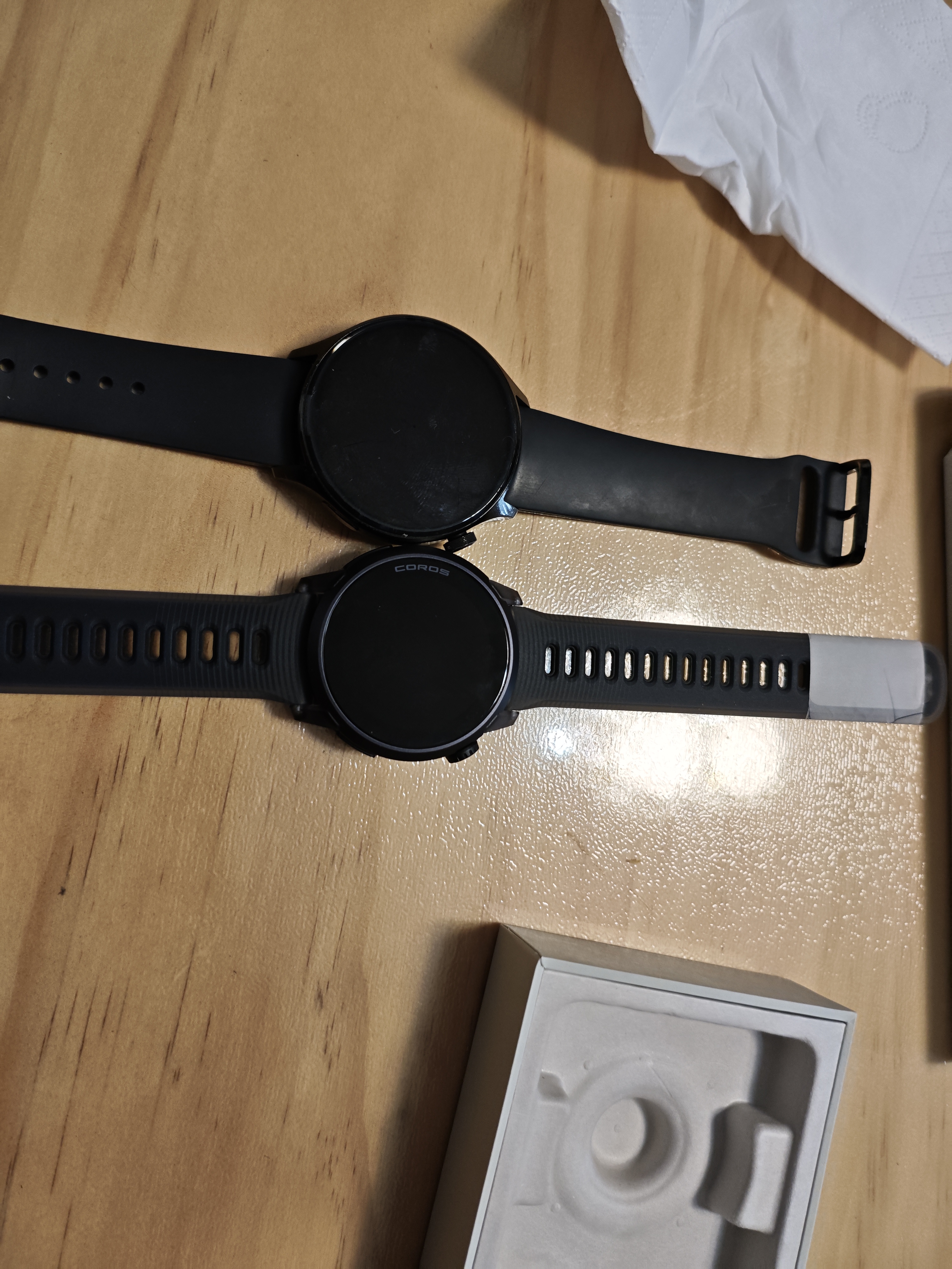 高驰COROS PACE 4 冰晶黑 金属表盘（硅胶表带款）竞技运动表 实拍图