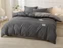 无印良品100%纯棉四件套床上用品全棉床单被套220*240cm1.8/2.0米床 实拍图