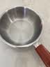 特厚不锈钢平底锅奶锅电磁炉通用不粘锅辅食锅汤锅煮锅蒸锅汤锅 胡桃木锅17cm 实拍图
