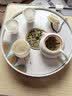 初伍茶盘家用办公会客国潮风茶具茶托盘圆型客厅陶瓷功夫茶台干泡盘 实拍图