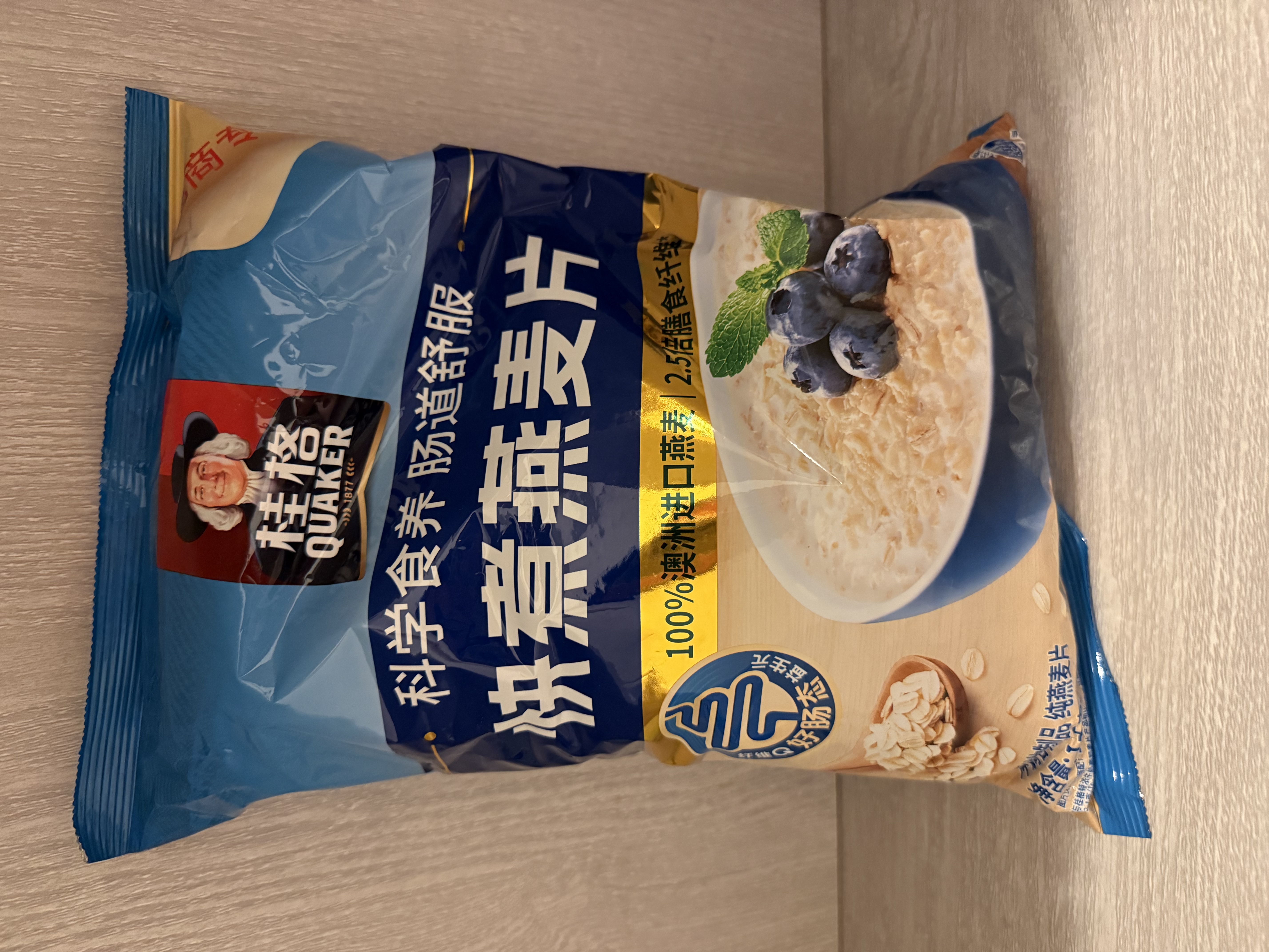 桂格（QUAKER）快煮快熟燕麦片1000克袋装 营养早餐 膳食纤维 零添加白砂糖 实拍图