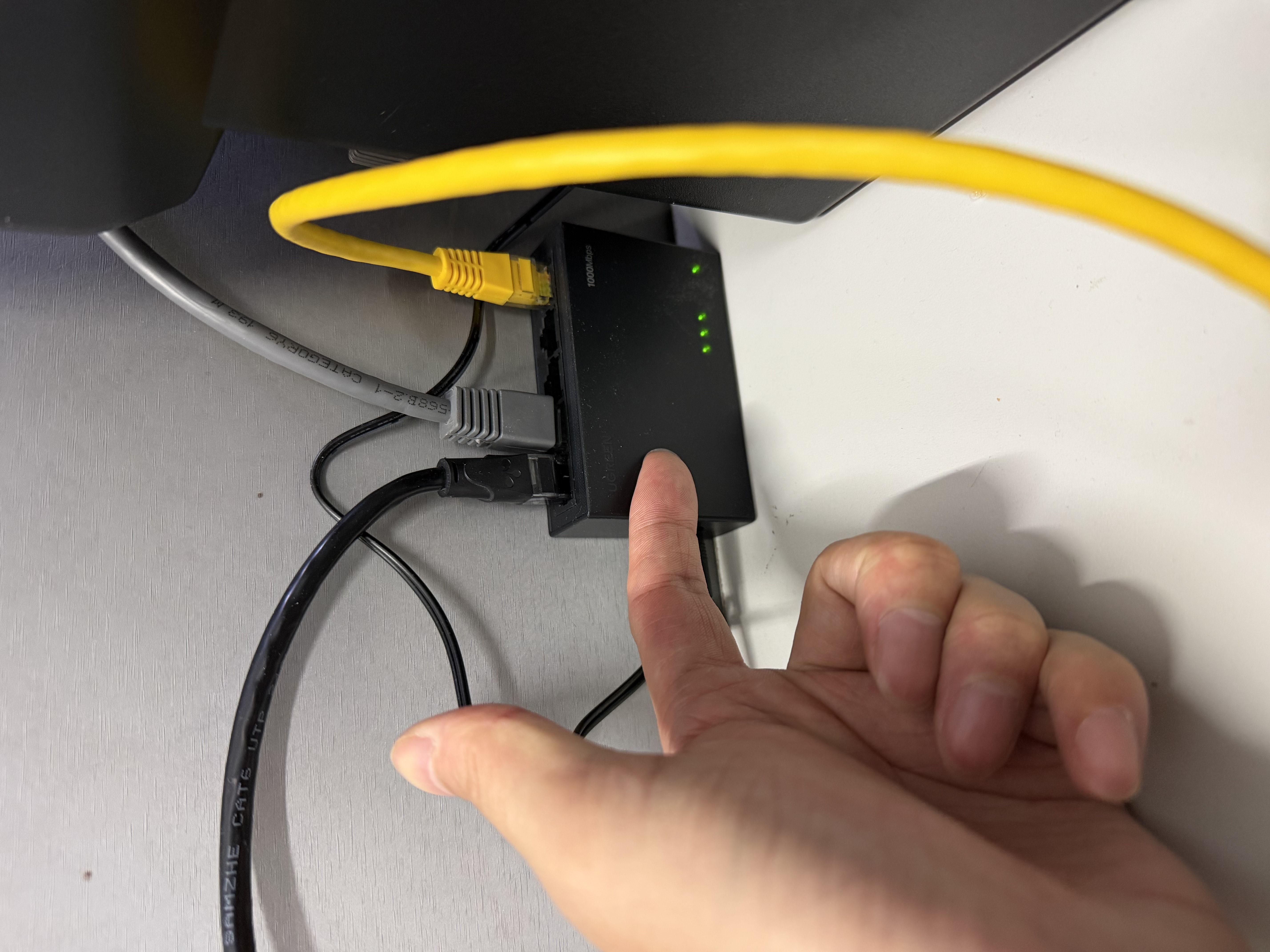 绿联5口千兆交换机 网线分线器扩展器一分二/四 4口监控网络转换器交换器 企业家用宿舍HUB分流器35492 实拍图