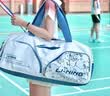 李宁（LI-NING） 新款羽毛球包手提双肩背包大容量男女多功能羽毛球包旅行运动包 海盐蓝 6支装线稿宝包(鞋仓） 单球包(无配件) 实拍图