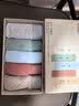京舒然男士纯棉内裤10A抗菌平角内裤桑蚕丝内档五行内裤5条礼盒装 L 实拍图