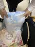 博洋家纺床上用品四件套纯棉被套床单100%棉套件全棉被罩1.8米床清和月蓝 实拍图