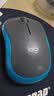 罗技（Logitech）M185鼠标 无线鼠标 办公鼠标 对称鼠标 黑色灰边 带无线2.4G接收器 实拍图