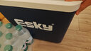 爱斯基（ESKY）26L蓝盖车载家用外卖保温箱冷藏箱 便携户外小冰箱保鲜箱附2冰板 实拍图