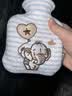 BYXAS百赛施德国婴幼儿童注水热水袋暖肚子腰带热敷暖水袋 条纹蓝色 实拍图