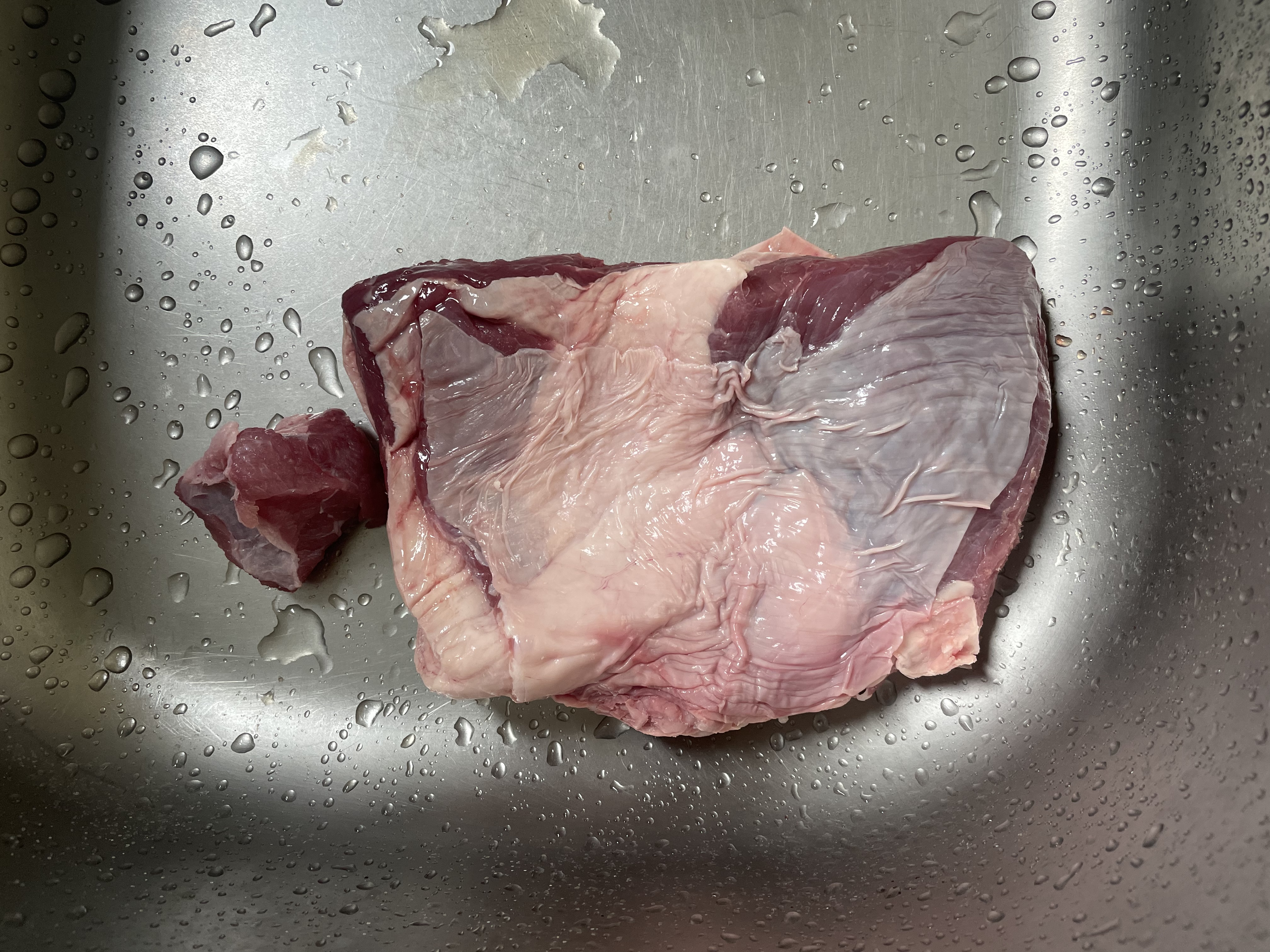 月盛斋【冷鲜牛肉】国产牛腩净重1斤 内蒙冰鲜牛肉鲜肉 中华老字号 实拍图