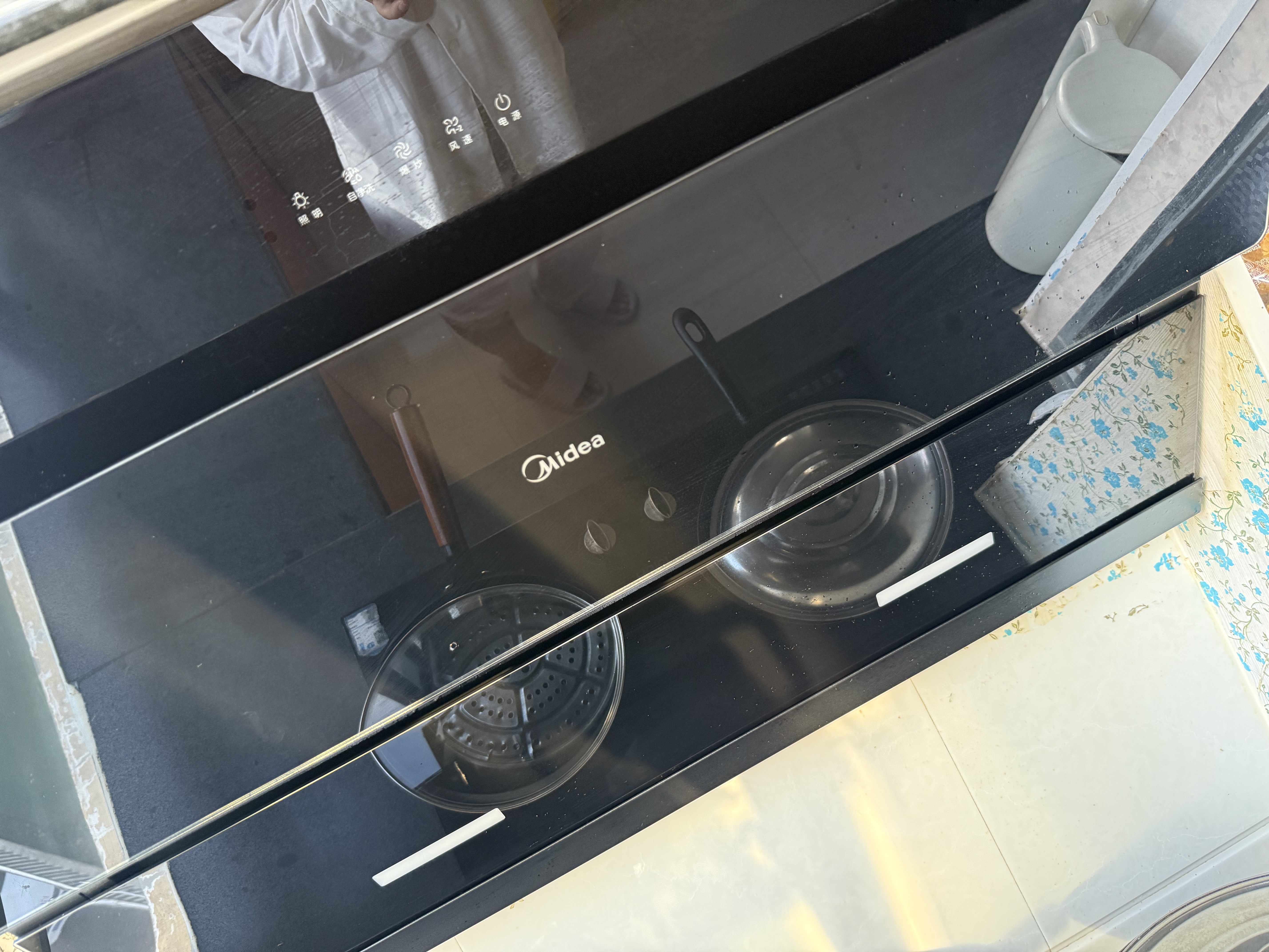 美的（Midea）抽吸排油烟机燃气灶烟灶套装自动清洗油烟机灶具J25S PRO+A5-G天然气【套装商品】 实拍图