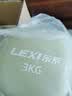 乐系（lexi）实心铸铁哑铃彩色浸塑磨砂小哑铃男女家用健身肌肉塑形 绿色3kg*2 实拍图