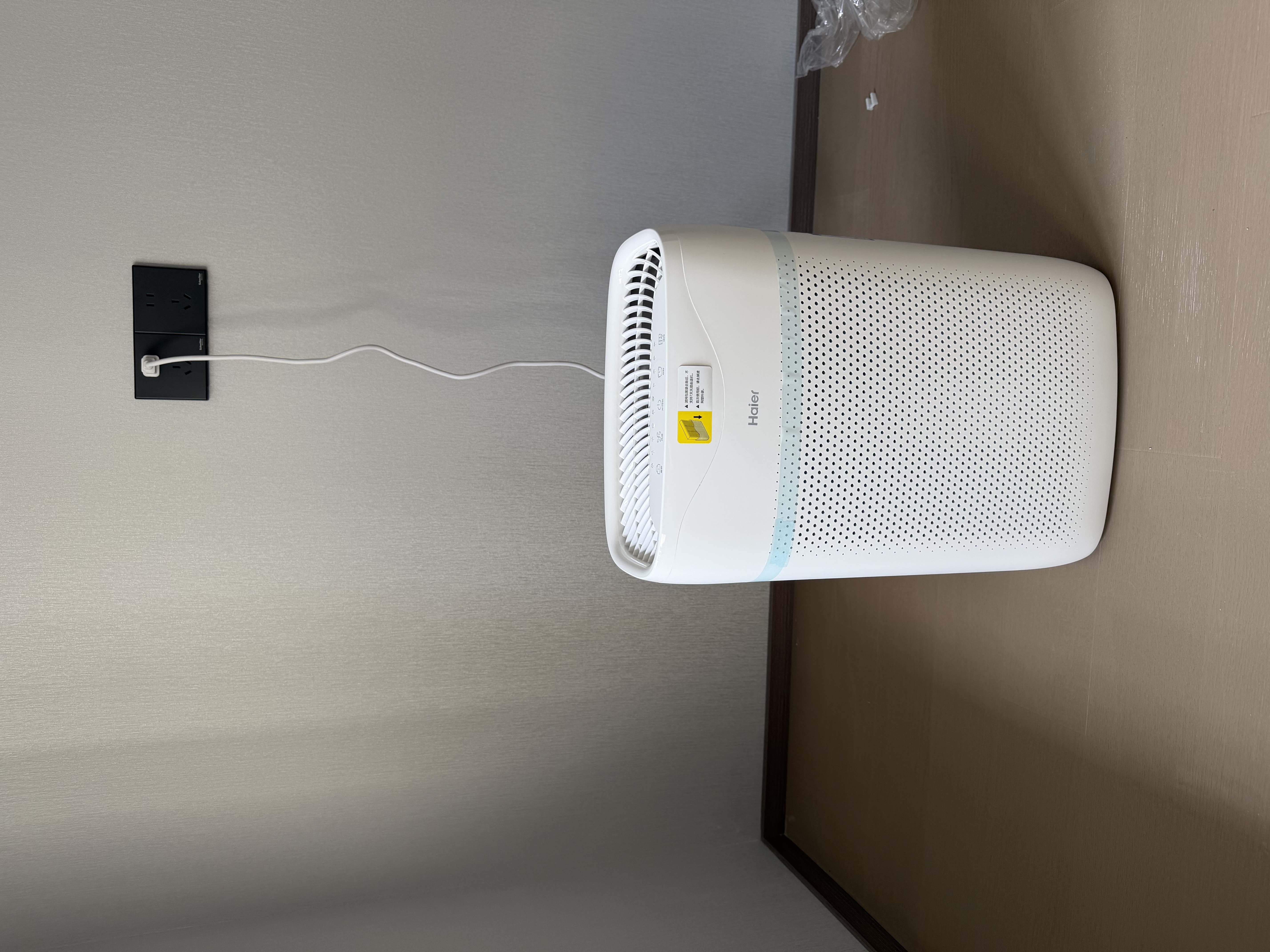 海尔（Haier）空气净化器家用除甲醛仪异味去过敏原雾霾负离子除菌除臭除二手烟办公室卧室智能净化机好物 【纳米银离子除菌】KJ200F-M900A 实拍图