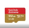 Sandisk闪迪512GB TF(MicroSD)内存卡4K极速金卡A2 V30 U3兼容大疆Pocket3/4P/Action 6运动相机/无人机存储卡 实拍图