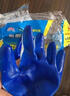 弘泉劳保手套耐磨汽修建筑工地工厂防滑防护加厚工业尼龙浸胶批发 加厚耐磨款 3倍耐磨 H858白蓝120只 M 实拍图