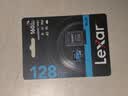 雷克沙（Lexar）128GB TF（MicroSD）存储卡 V30 A2 读160MB/s 游戏机平板行车监控录像内存卡 4K超清拍摄（BLUE） 实拍图