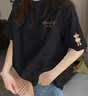 真维斯（Jeanswest）纯棉内搭打底衫女夏季宽松高级感上衣服慵懒风休闲圆领短袖t恤女 实拍图