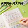 得力（deli）双头双色醒目荧光笔 学生考试重点标记笔 绘画涂鸦手账笔办公水性记号笔 3支6色S736 实拍图