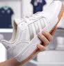 adidas ENTRAP美式校园风运动鞋少年感复古篮球风板鞋阿迪达斯   白/金色   37 实拍图