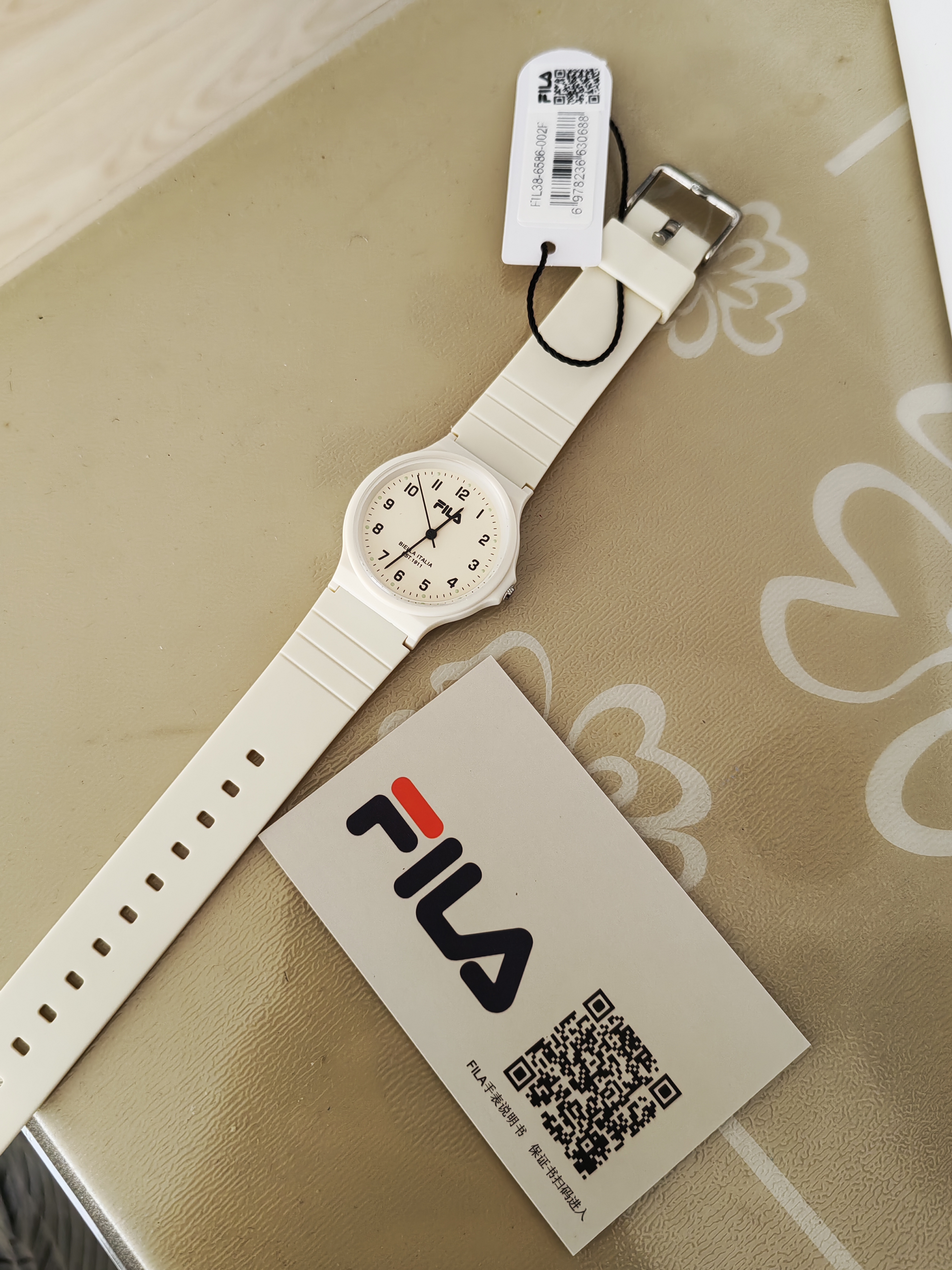 斐乐（FILA）学生手表初高中生男女儿童生日礼物考试机械石英手表6586-002 实拍图