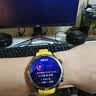 荣耀手表6Pro 无感血压2.0 纳米微晶陶瓷 心脏停搏监测 智能手表 苹果适用 运动手表 精钢黄 国家补贴 实拍图