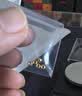 胜恋足金黄金珠子足金999金珠攒金珠莲蓬转运珠DIY小金珠手链七夕礼物 3mm光面金珠多退少补 3mm光面珠5颗约0.05g 实拍图