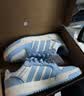 adidas ENTRAP美式校园风运动鞋少年感复古篮球风板鞋阿迪达斯   亮白/亮光蓝   42 实拍图