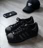 adidas NIZZA PLATFORM厚底增高运动帆布鞋女阿迪达斯三叶草 白   39 实拍图