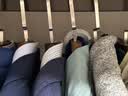喜泽实木衣架子衣服架衣挂衣服撑西装大衣架无痕宽肩衣架 复古-男款 10个装 实拍图