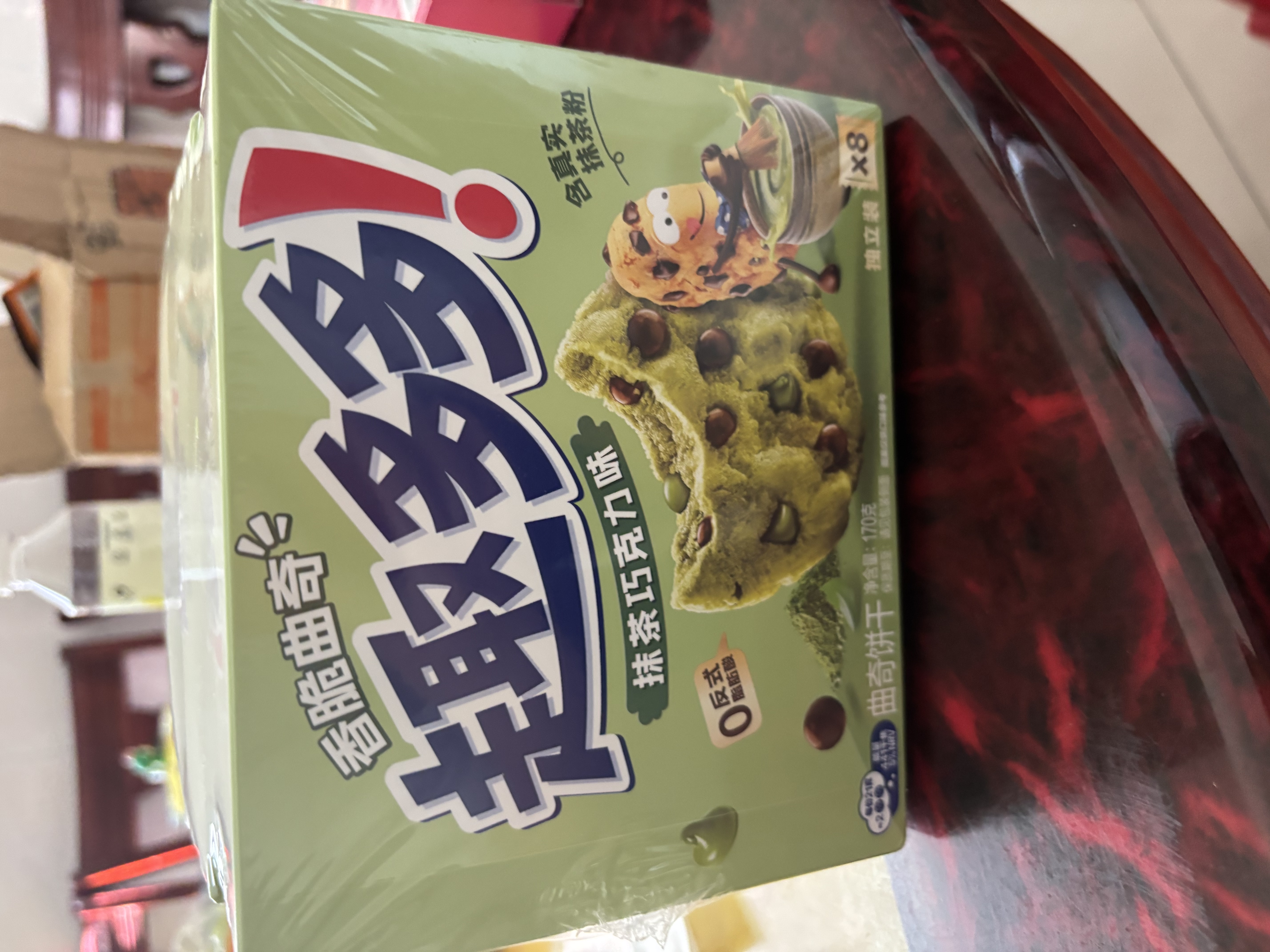 趣多多香脆曲奇饼干 抹茶巧克力味170g *3 休闲零食 早餐下午茶 实拍图