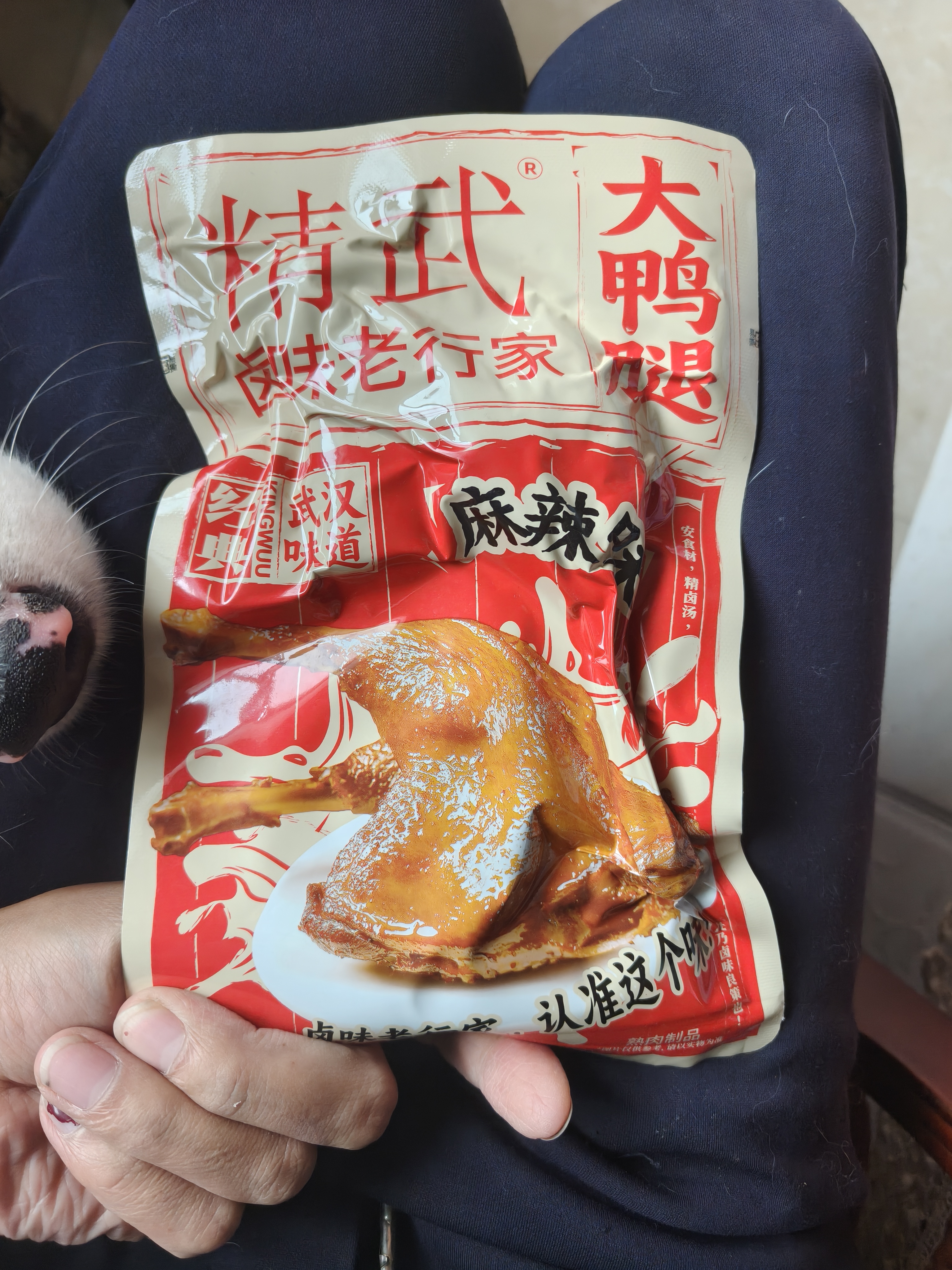 无穷酱卤大鸭腿泡面搭档即食肉脯熟食小吃麻辣85g单只袋装 实拍图