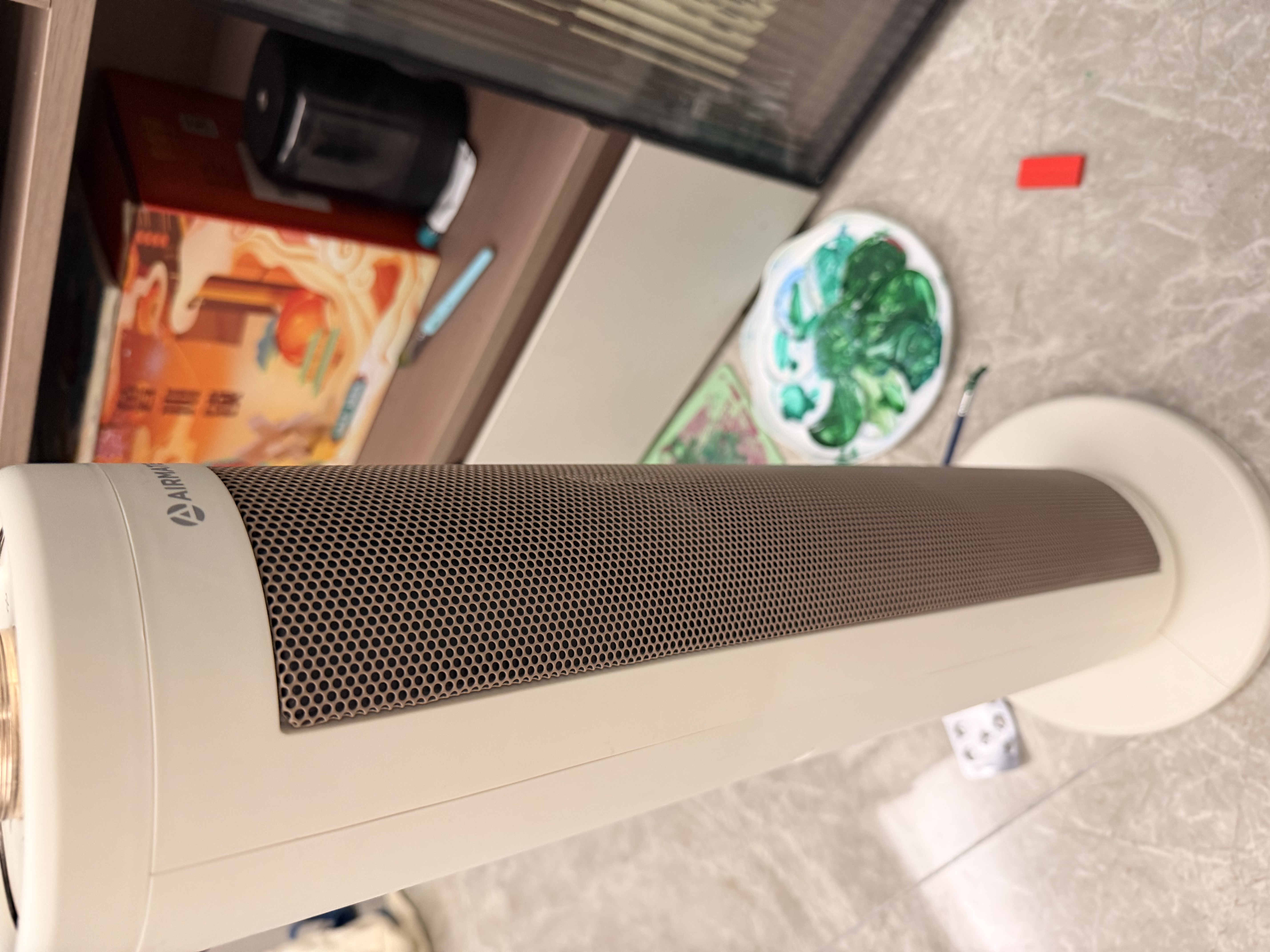 艾美特（AIRMATE）【超级单品】暖风机/石墨烯取暖器/电暖器/电热取暖器 家用全屋升温电暖气小型小太阳热风机 K72 实拍图
