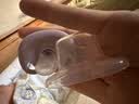 babycare安抚奶嘴新生儿咬胶超软宝宝睡觉神器仿真实感潘帕斯L码 紫色 实拍图