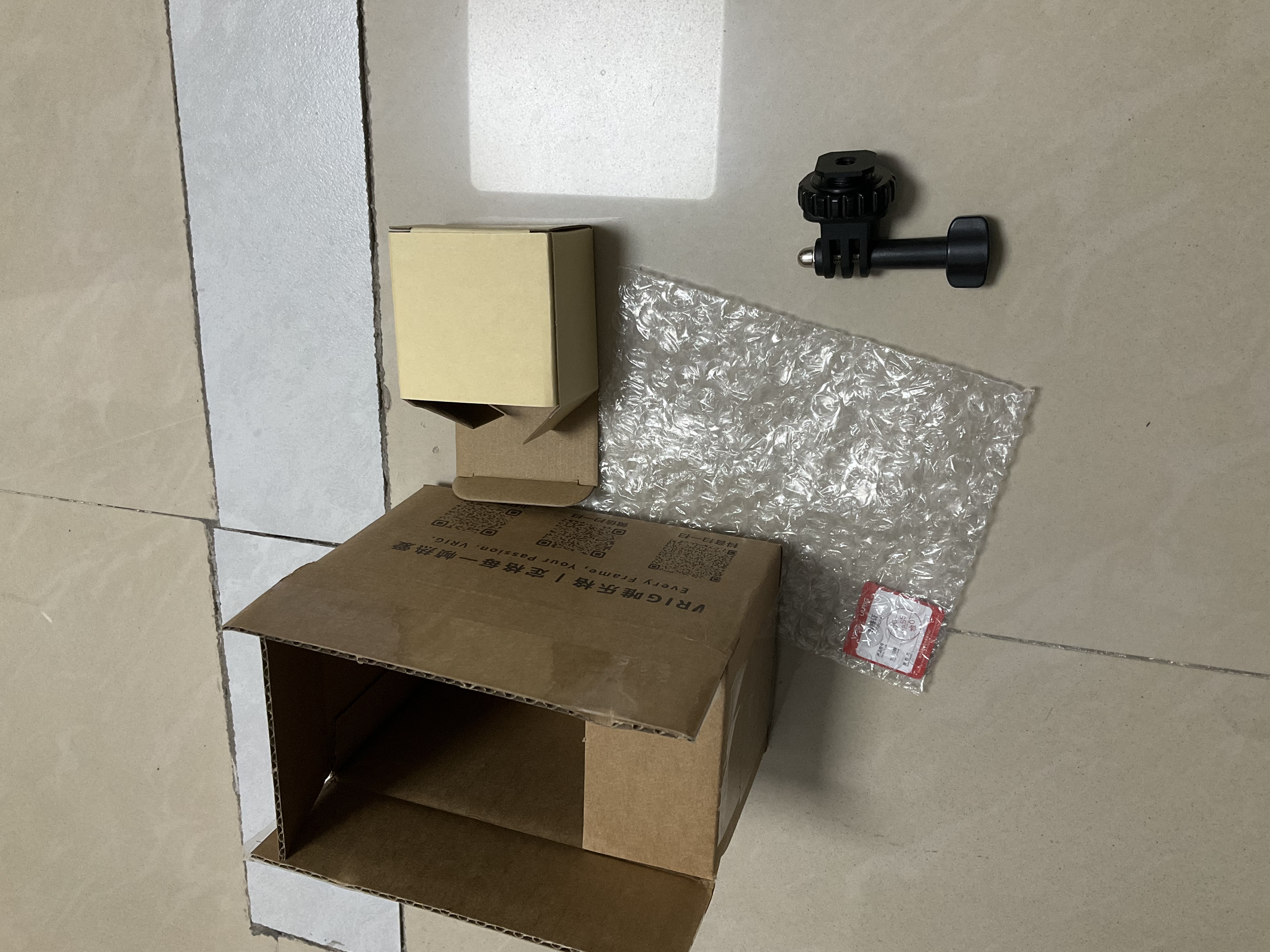 VRIG唯乐格GoPro热靴支架转接头大疆action6/5Pro4/3运动相机1/4底座单反相机冷靴手机夹影石acepro2配件 【官方标配】1/4冷靴转GOPRO基座 实拍图