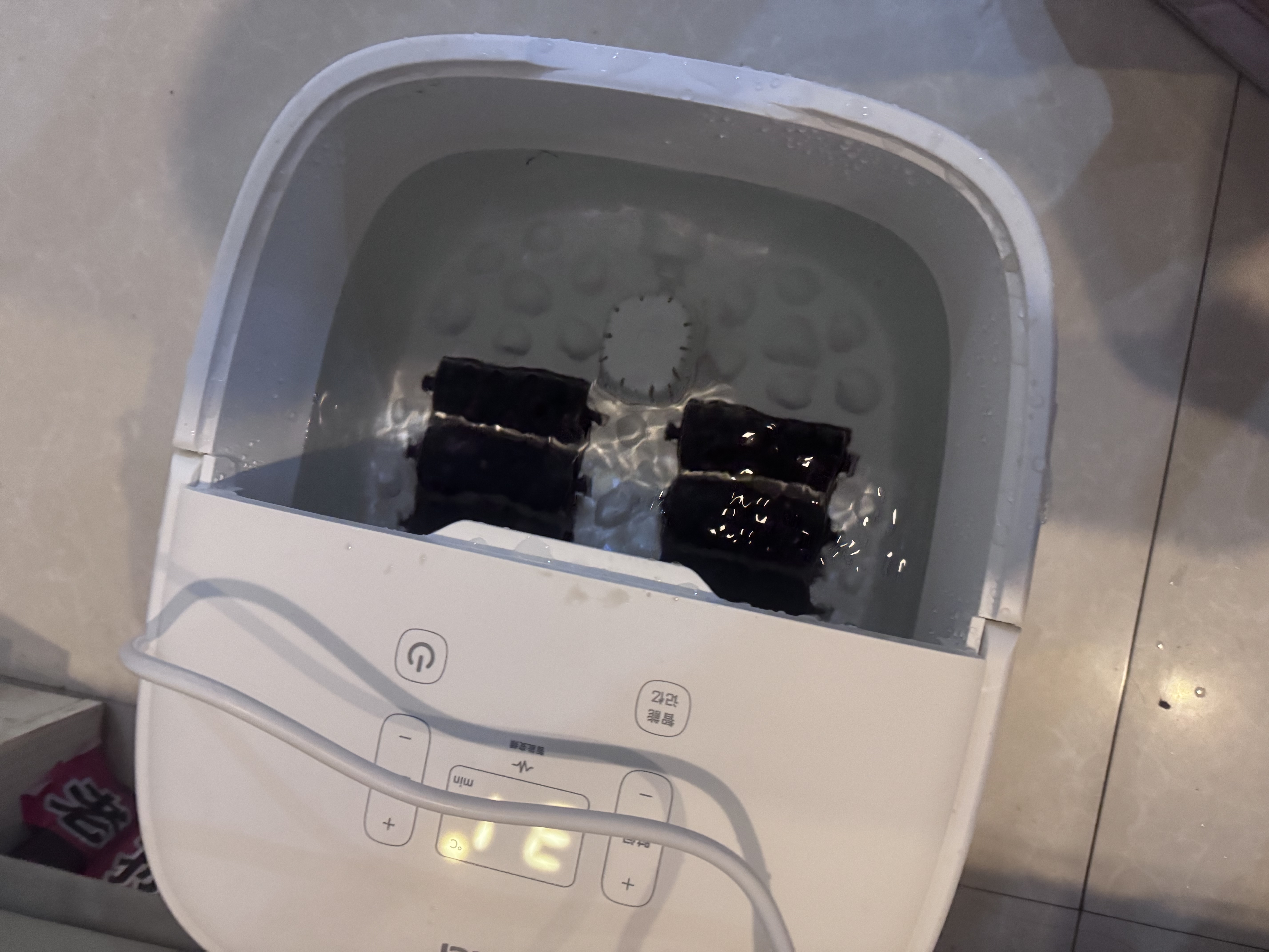 蓓慈(beici)泡脚桶自动加热滚轮按摩足浴盆恒温洗脚桶洗脚盆父母长辈男女友生日礼物305C 实拍图