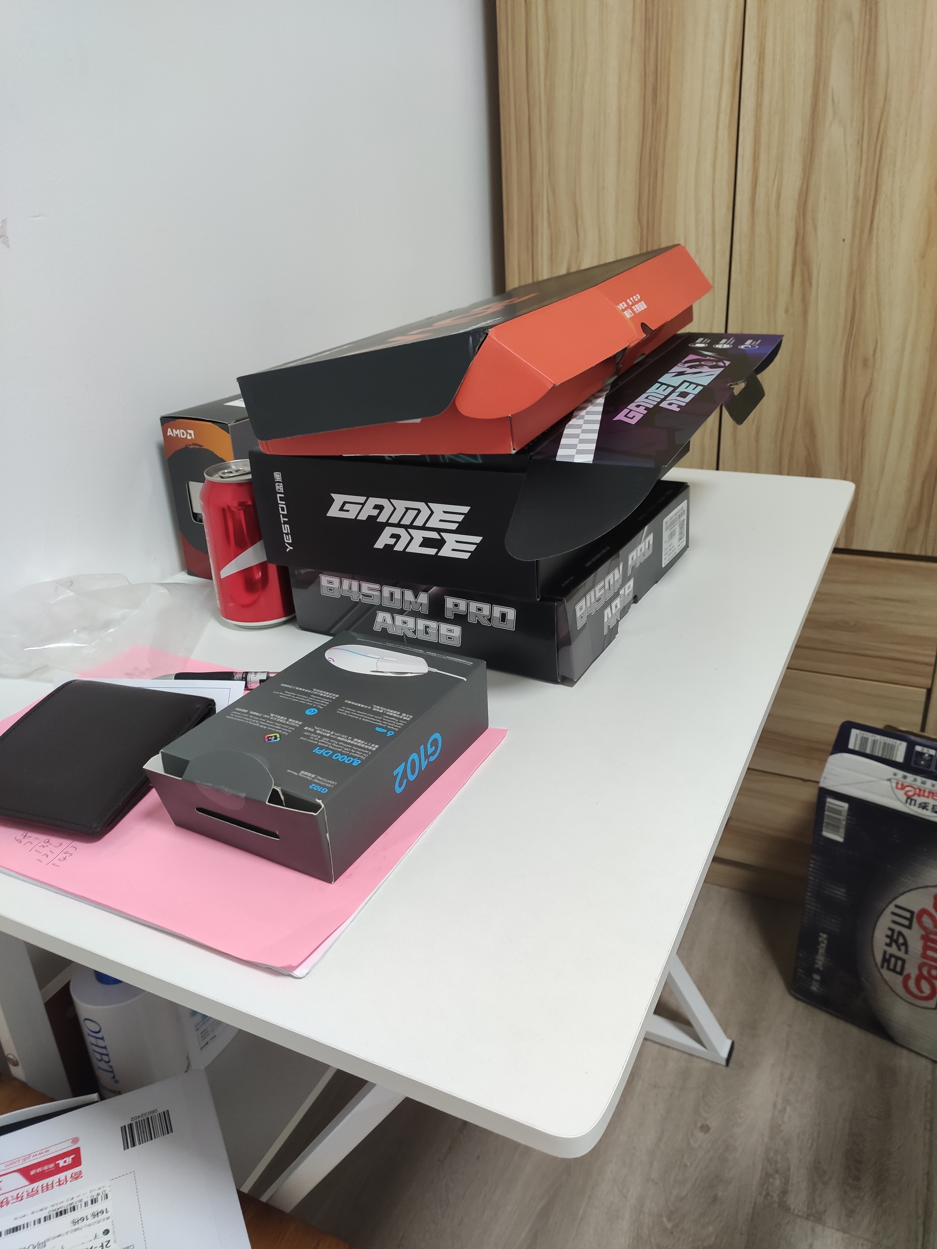 汤能优品电脑桌台式家用电竞游戏桌简约卧室书桌办公学习桌学生写字小桌子 【桌椅套装】暖白80CM+乳胶椅 实拍图
