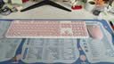 雷柏（Rapoo）X260S 键鼠套装 无线键鼠套装 办公键盘鼠标套装 电脑键盘 笔记本键盘 粉色 实拍图