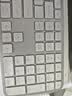 罗技（Logitech）大师系列 MX Keys S无线蓝牙键盘 超薄全尺寸 人体工学 智能背光 带无线接收器 白色 108键 实拍图