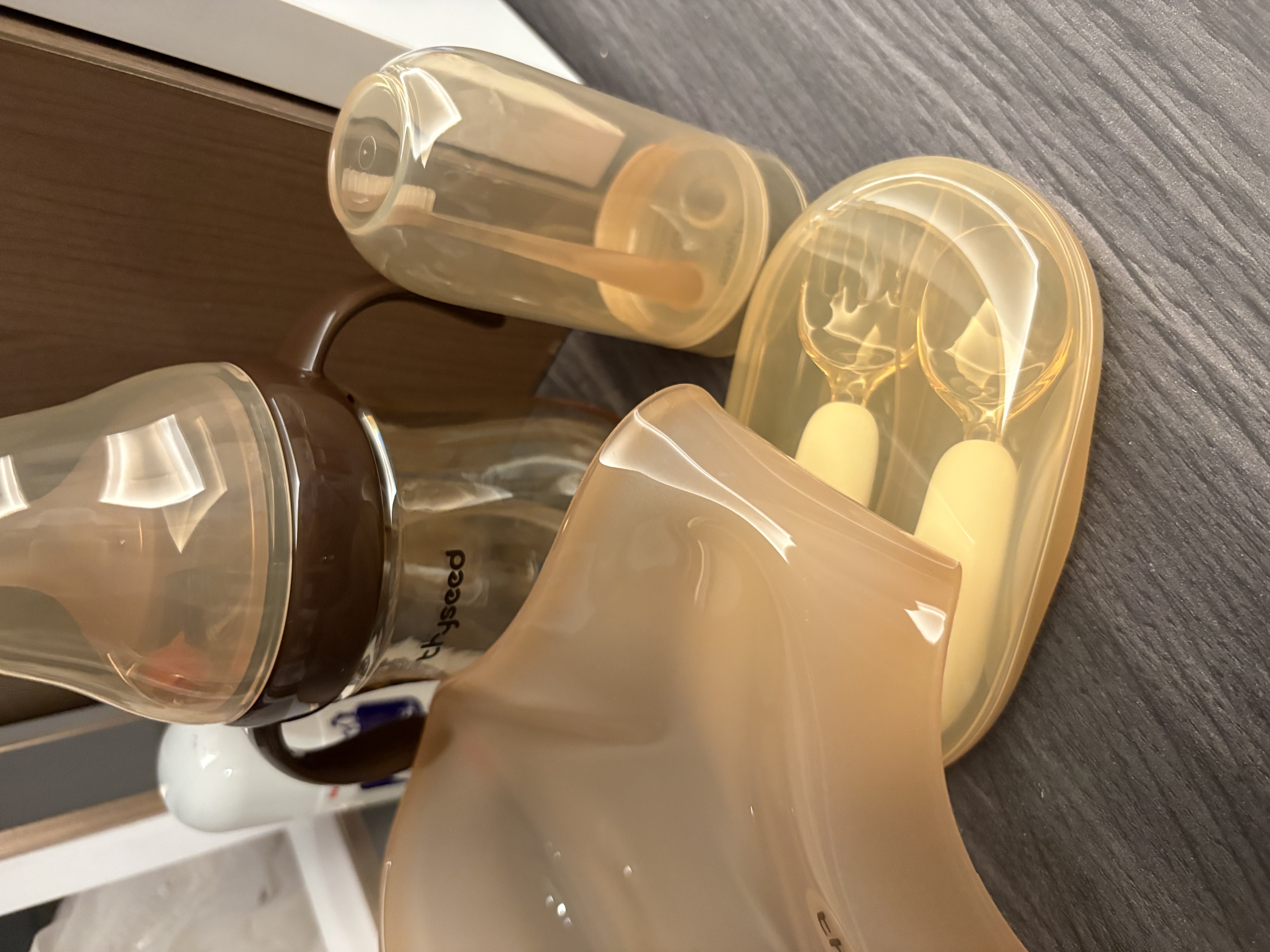 世喜奶瓶配件奶嘴瓶身水杯保温杯直饮吸管配件合集 【亲喂瓶专用】手柄+防尘盖 实拍图