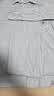 红豆居家睡衣男长袖纯棉春秋季透气翻领开衫男士睡衣家居服烟雨蓝180/100A 实拍图
