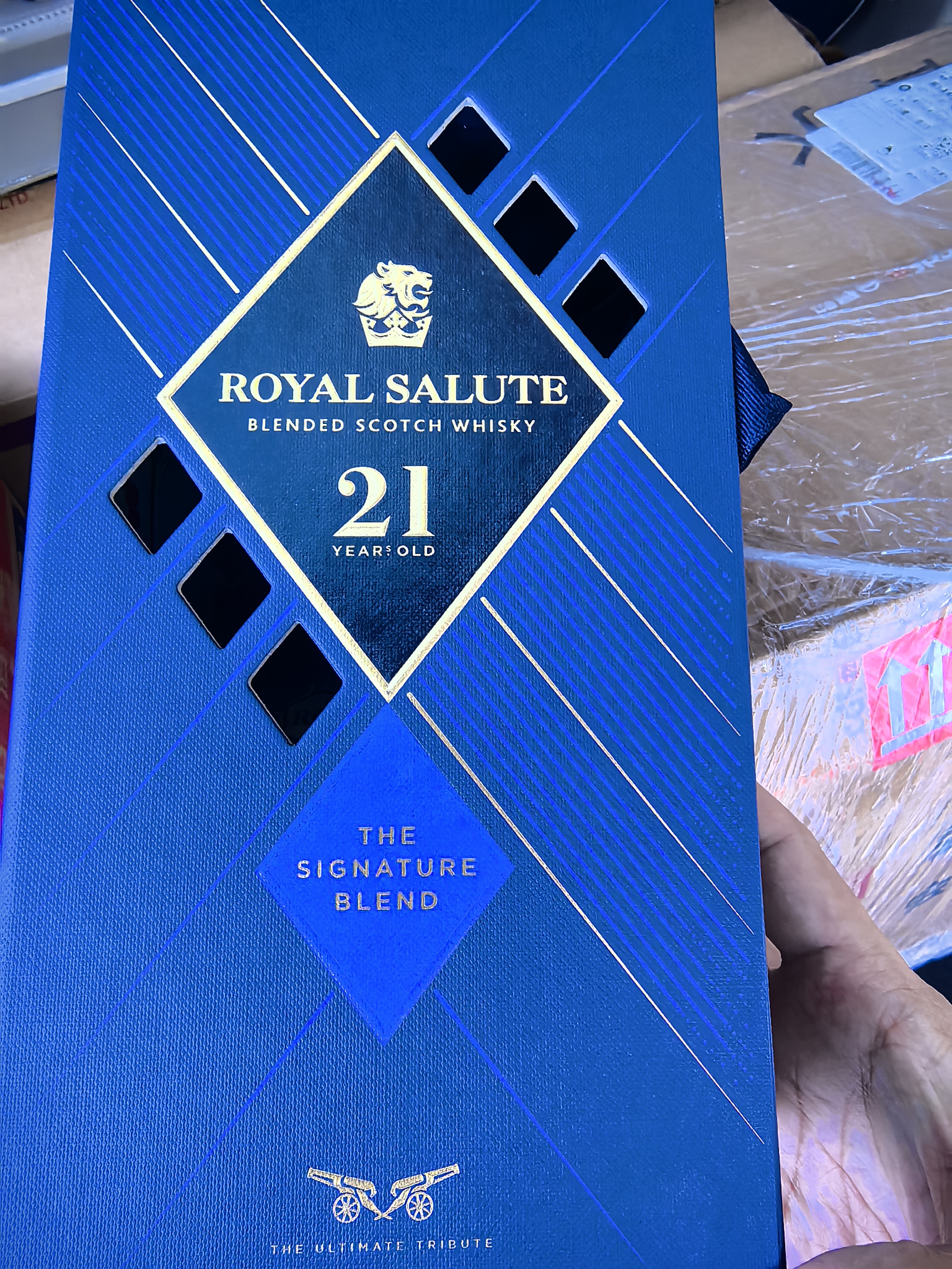 皇家礼炮（Royal Salute）21年 苏格兰 调和型威士忌 洋酒 500ml  金秋献礼 实拍图