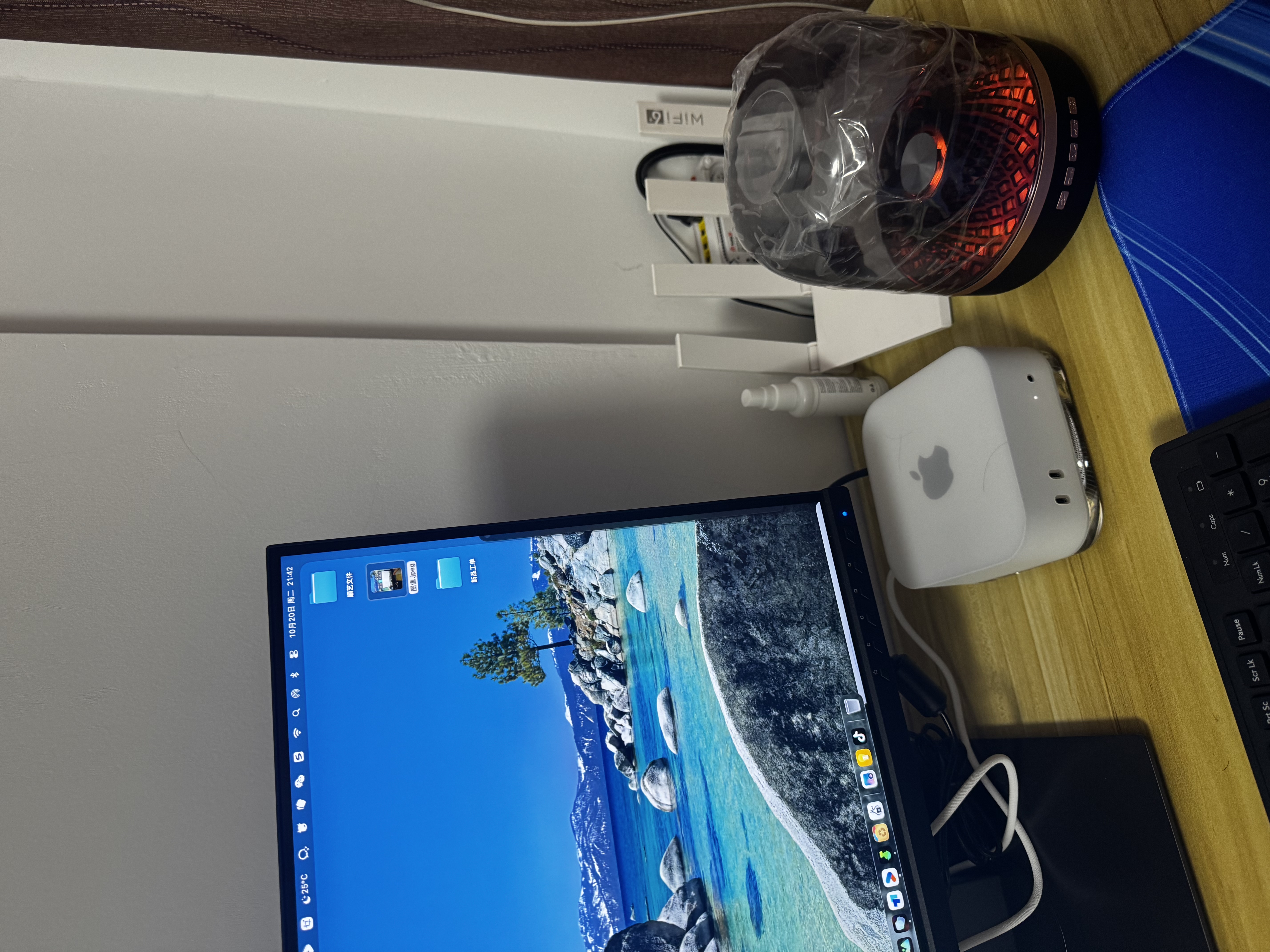 优派 23.8英寸 4K超清IPS显示器 HDR400 TypeC96W 10bit 旋转升降 微边广色域专业设计显示屏VG2481-4K 实拍图