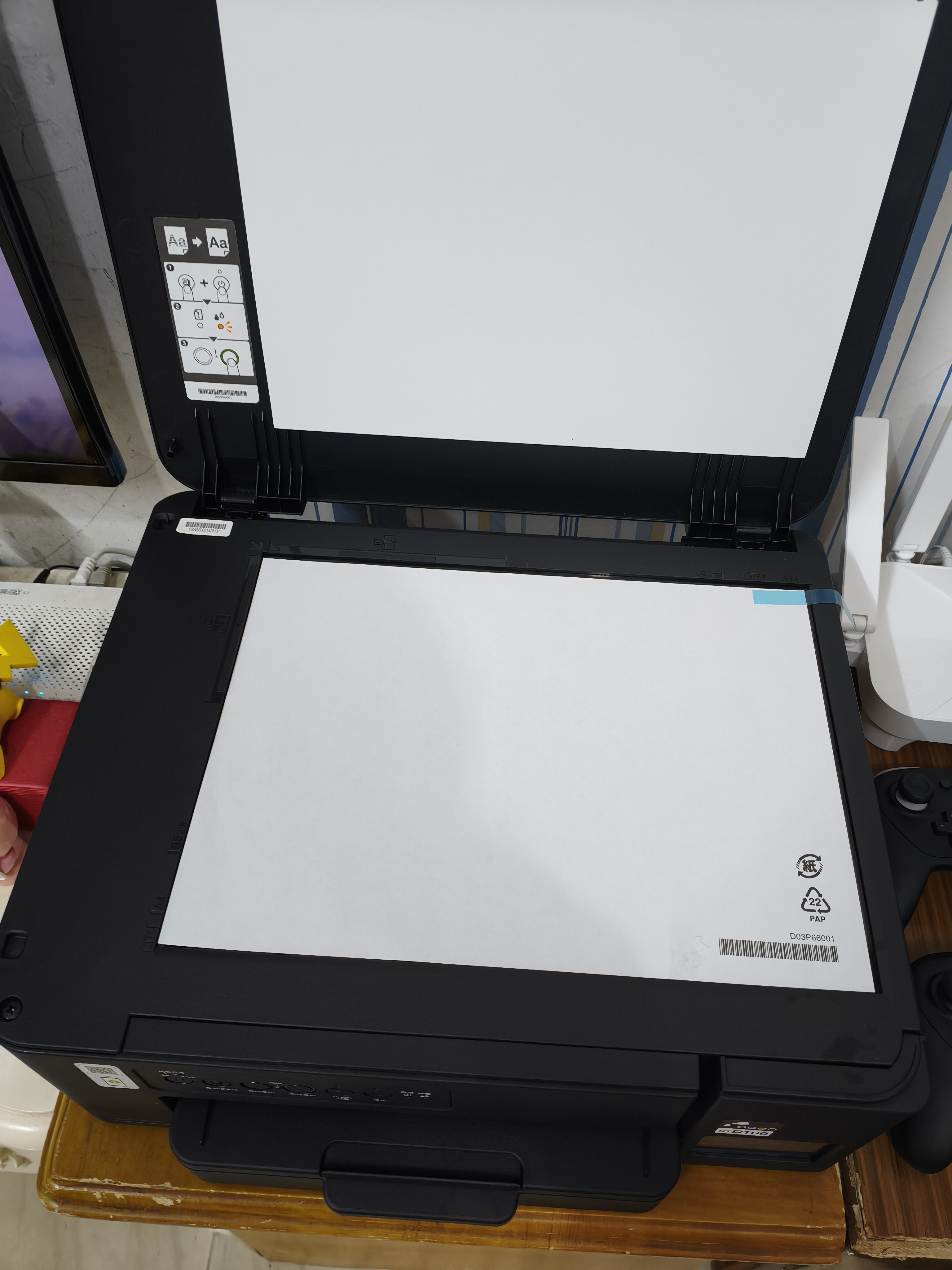 兄弟（brother）DCP-T435W家用学习打印机彩色喷墨墨仓式 无线远程打印打印复印扫描一体机 425升级新款 实拍图