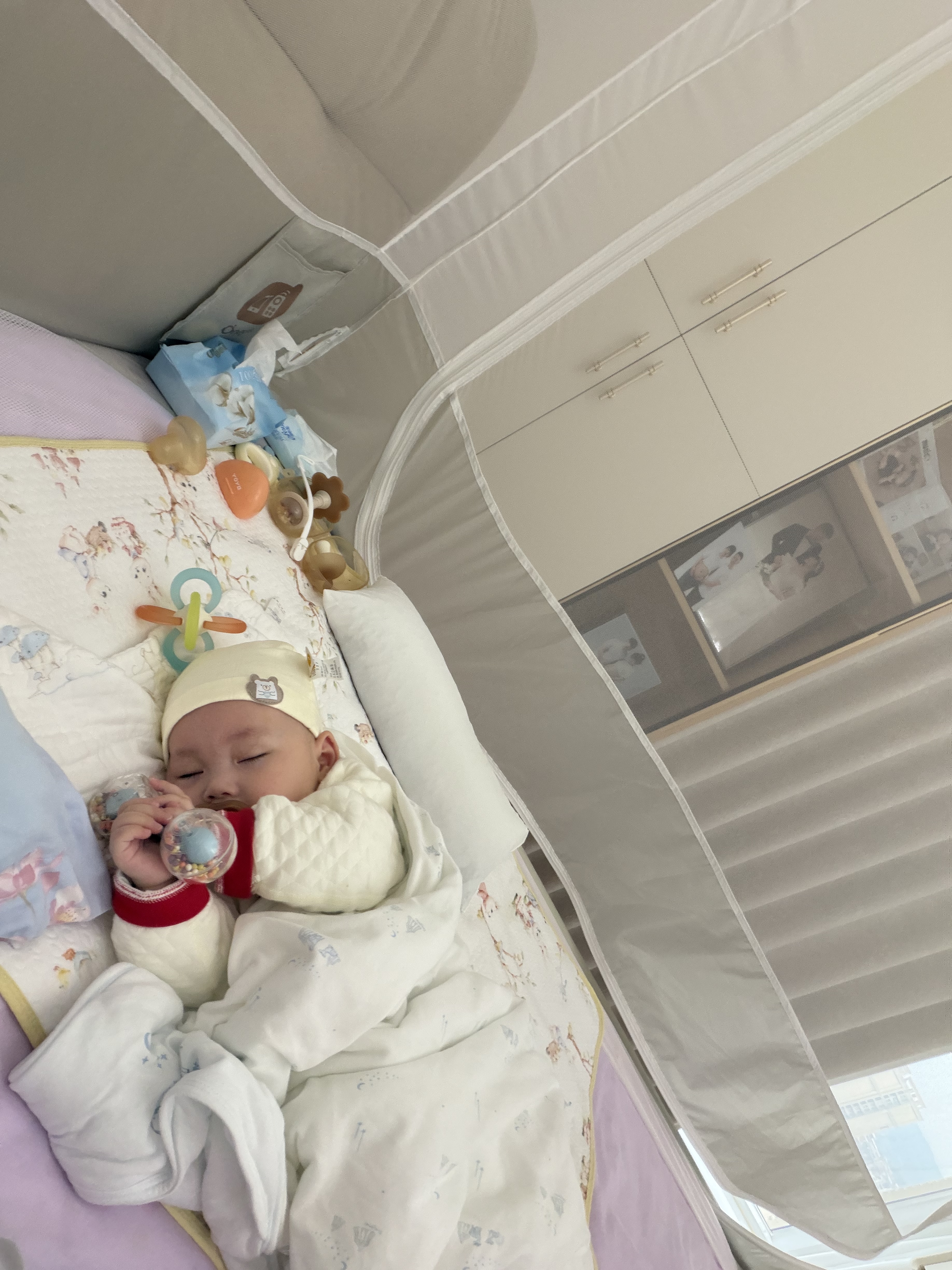 贝肽斯婴儿帽子春秋季薄款宝宝护囟门帽3-12个月新生儿胎帽婴幼儿无骨帽 实拍图