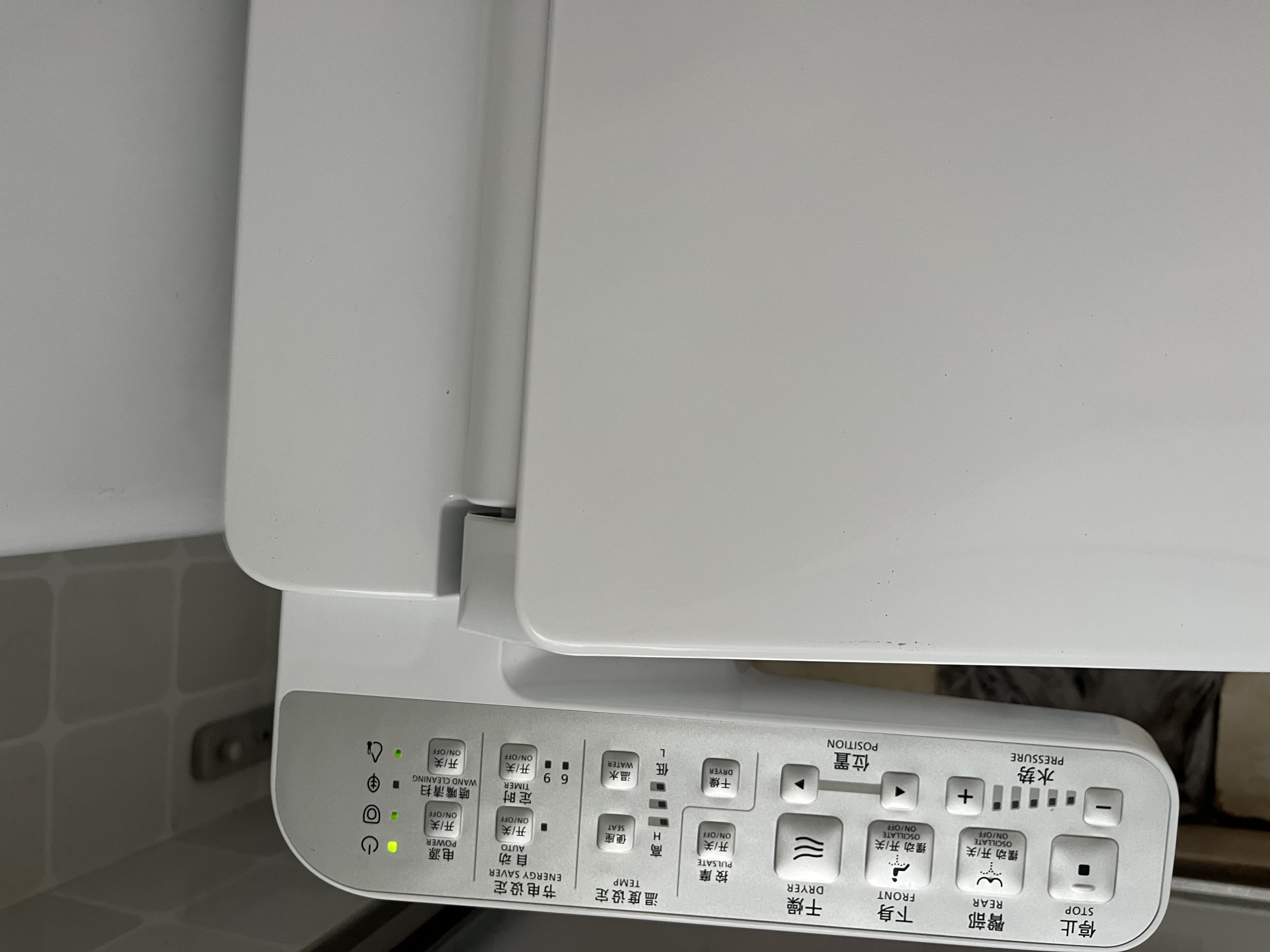 TOTO智能马桶盖卫洗丽除菌冲洗2F910(03) 实拍图