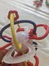 babycare宝宝牙胶磨牙咬胶婴儿玩具曼哈顿球星空手抓球6月+ 杜巴利红 实拍图