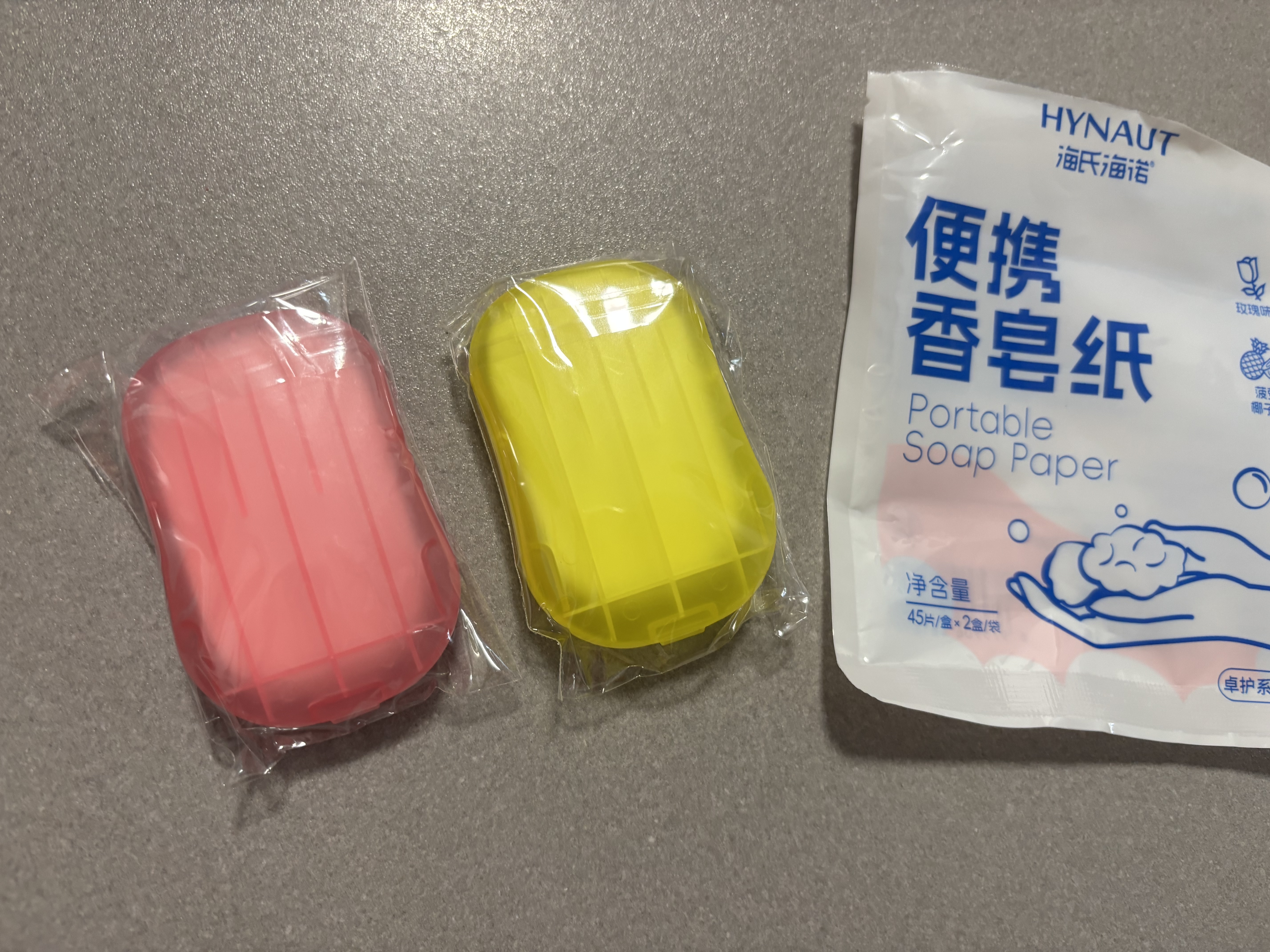海氏海诺一次性香皂片洗手片90片便携式旅行香皂纸洗手液留香儿童小肥皂片 实拍图